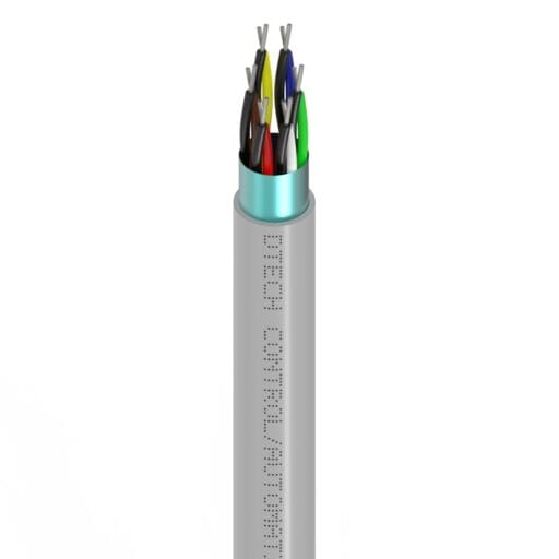 DTECH® 9506 6 Pair 24AWG Control Cable (Belden Alt) LSZH Grey 100M