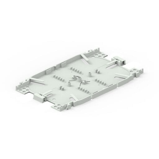 DTECH® 24 Fibre Optic Stackable Splice Cassette Grey
