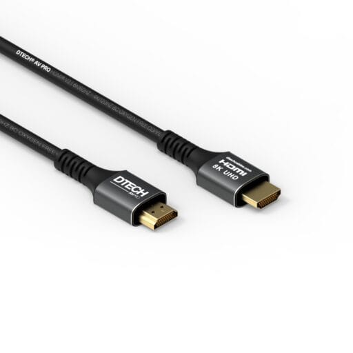 DTECH® HDMI Lead V2.1 UHD 8K 60Hz PVC Black 5M