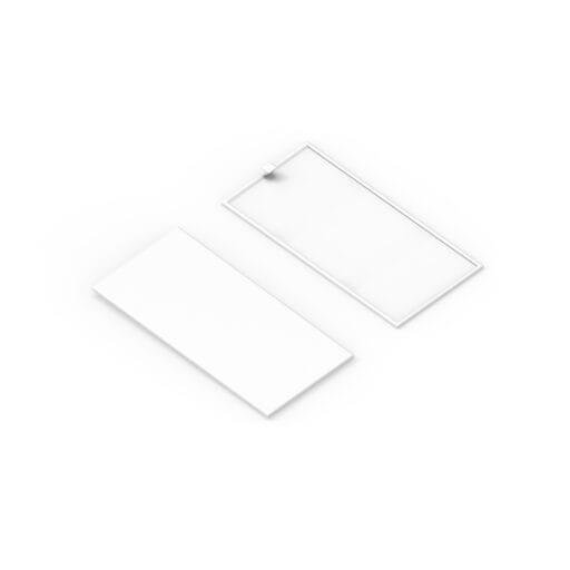 DTECH® Half Blanking Plate 25*50mm White 10PK