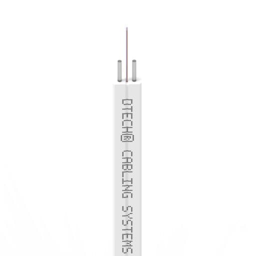 DTECH® OS2 Fibre Optic Drop Cable 4 Fibre G.657.A2 Internal LSZH White