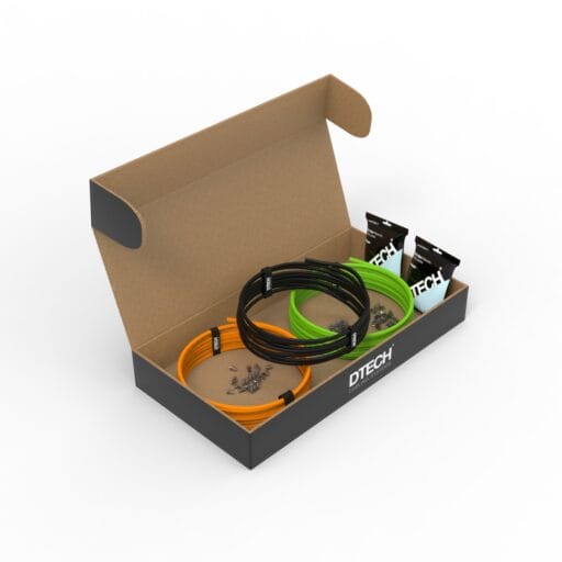 DTECH® 3x10m Cat 6 UTP 550MHz 26AWG Standard PatchKit
