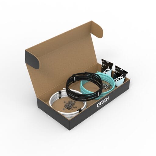 DTECH® 3x10m Cat XG® F/UTP 650MHz 26AWG Shielded PatchKit
