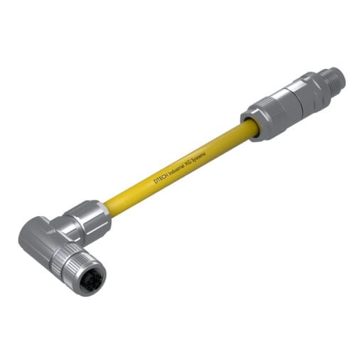 female angled x code to male straight