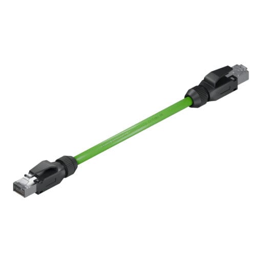 DTECH® 8 Pin RJ45 Industrial Patch Lead - Cat 5e SF/UTP PVC