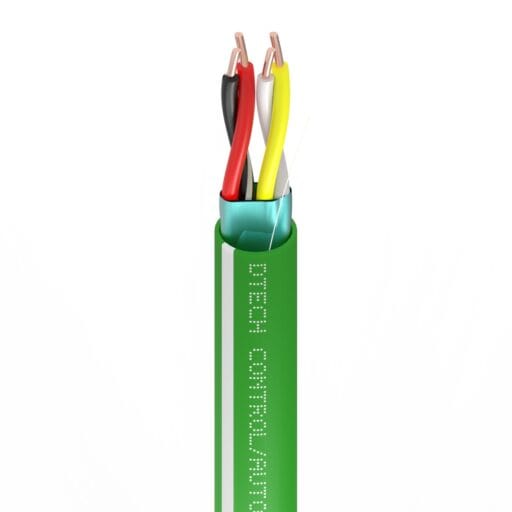 DTECH® KNX/EIB Quad Cable 2x2x0.8mm² LSZH Green White