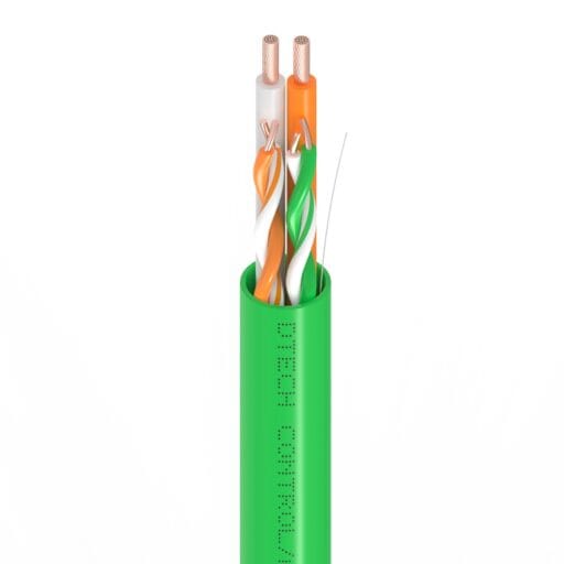 DTECH® Tree Cable (Loxone) 2x1.5mm² + 2x2x0.6mm² LSZH Green Red