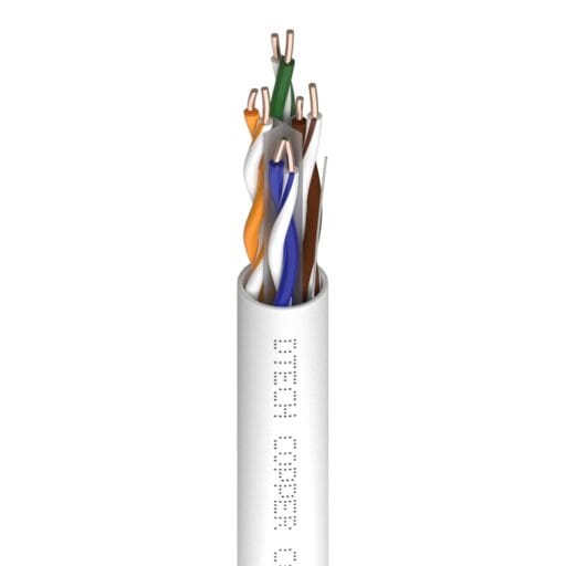DTECH® Cat 6 UTP 500MHz HDBaseT AV-Ready LSZH White 305M