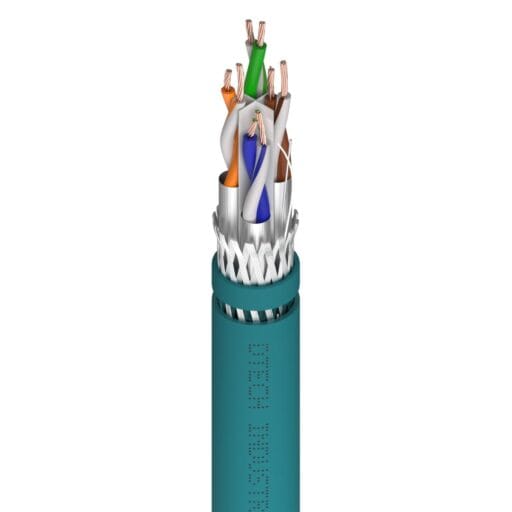 DTECH® Cat 6 S/FTP OFC Marine Grade PUR Teal