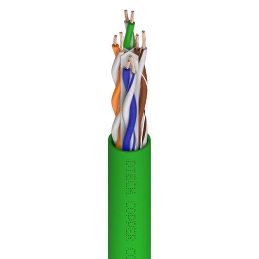 DTECH® Cat 6 26AWG Stranded 550MHz UTP LSZH Green