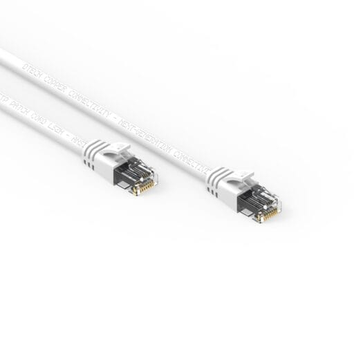DTECH® 26AWG 550MHz Cat 6a UTP Patch Lead LSZH - White - 1M