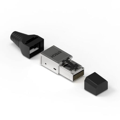 DTECH® XG® Cat 6/6a Field-Term STP Plug Metal 4PK