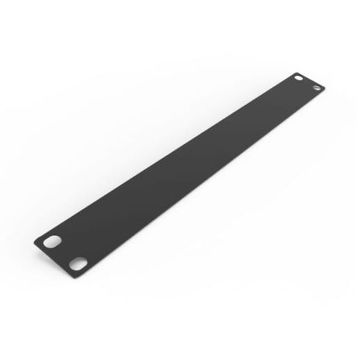 DTECH® 1U 19" Rack Blanking Panel Black