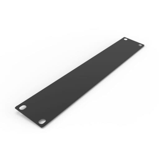 DTECH® 2U 19" Rack Blanking Panel Black